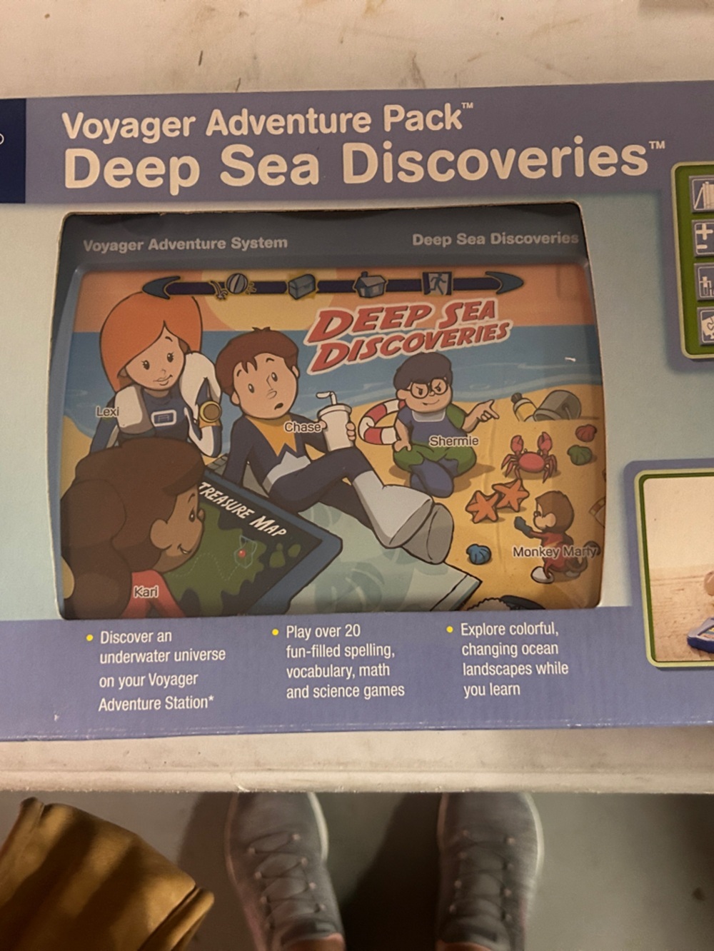 Vintage VTech Voyager Deep Sea Discoveries Adventure Pack Tested Works NIB